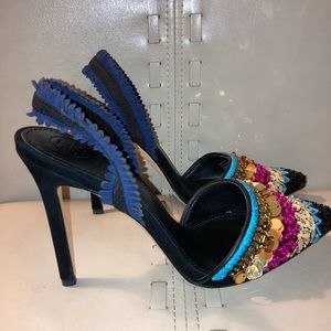 Tory Burch Isle Slingback Pumps 5.5